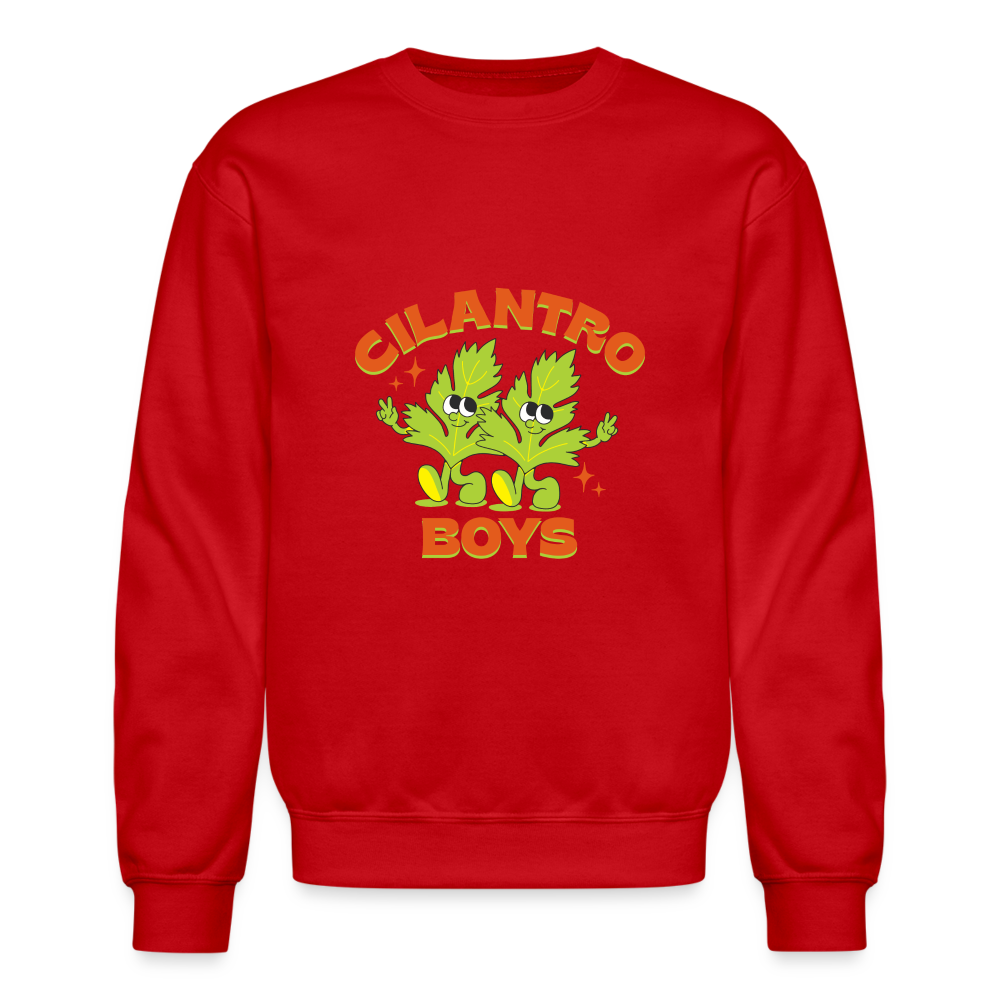 Cilantro Boys | Crewneck Sweatshirt - red