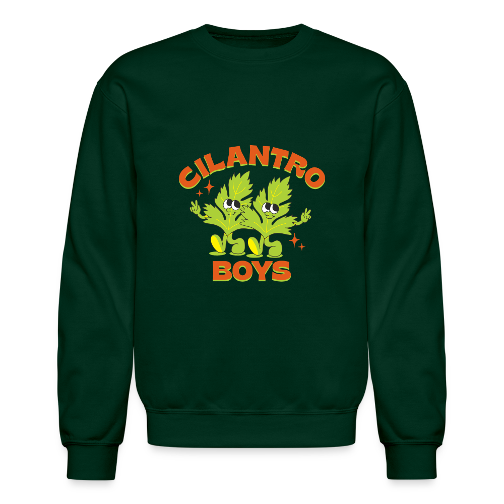 Cilantro Boys | Crewneck Sweatshirt - forest green