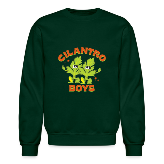 Cilantro Boys | Crewneck Sweatshirt - forest green